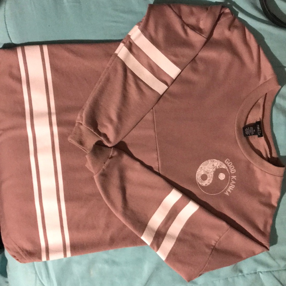 Rue 21 Good Karma long-sleeve sweatshirt